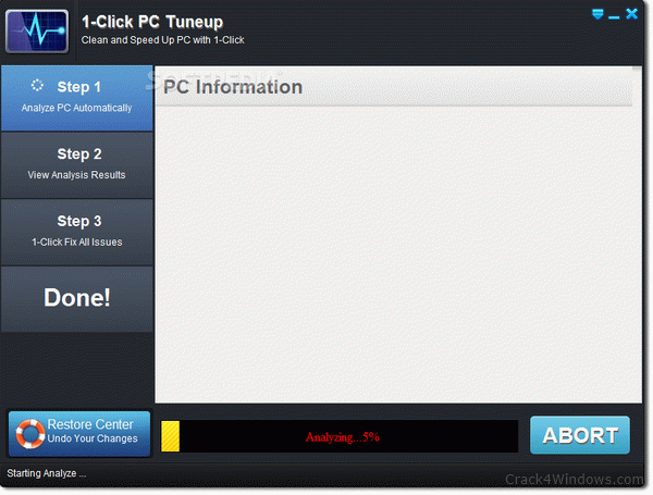1 click pc tuneup