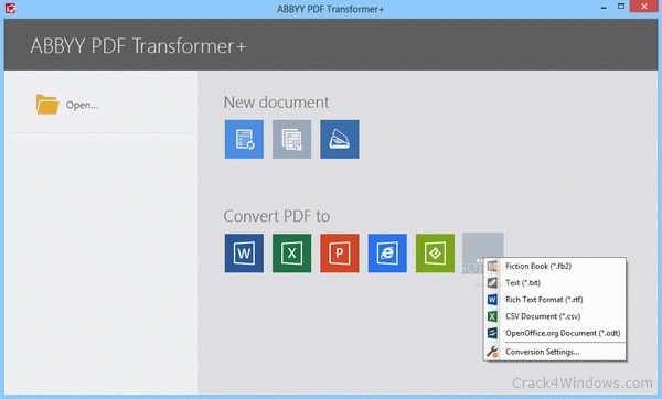 Abbyy pdf transformer 3.0 with crack