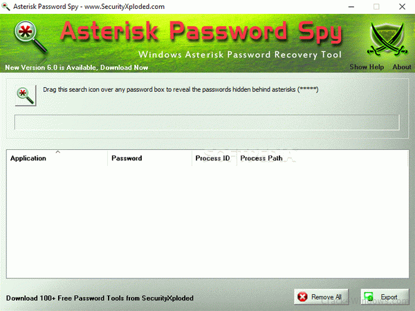 Asterisk Password Decryptor Cracked