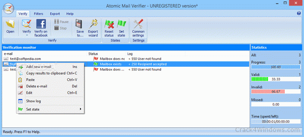 atomic mail verifier 930 serial key