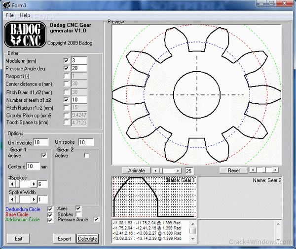 gear template generator program crack