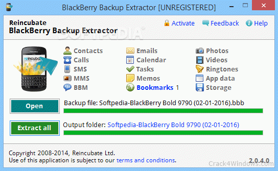 blackberry backup extractor osx torrent