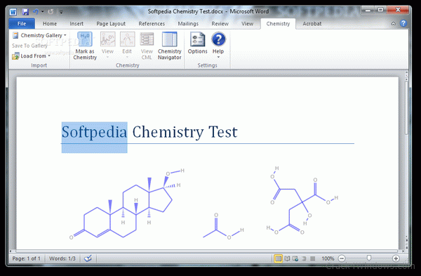 chemistry add in for word download