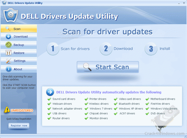 dell drivers update utility serial number