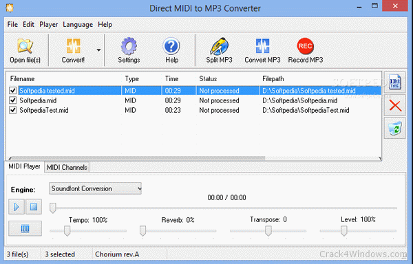 convert mp3 to midi format