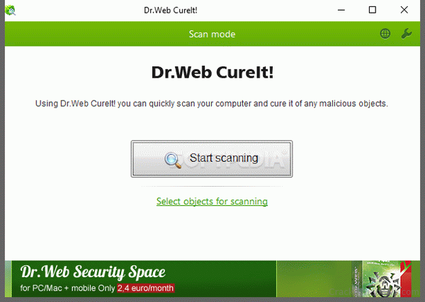 How to crack Dr.WEB CureIt!