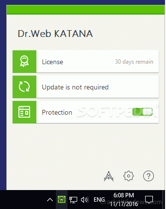 Как отключить dr web katana