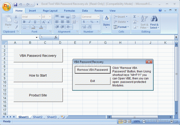 Reset Vba Password Full Crack