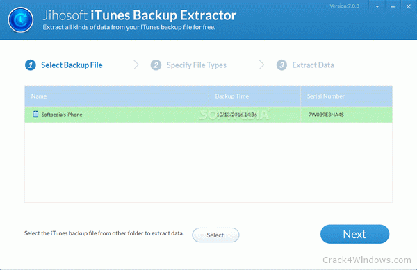 iphone backup extractor crack path