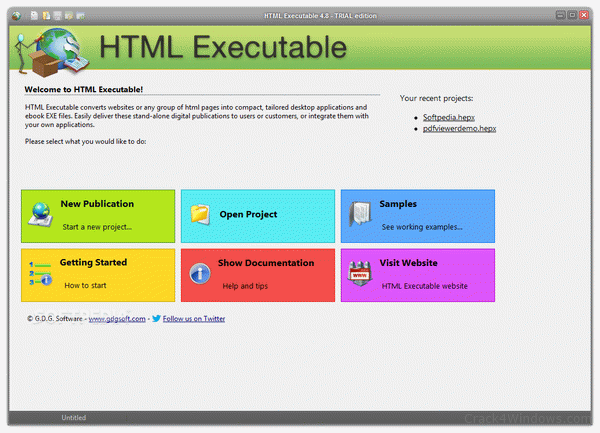 how to install html executable