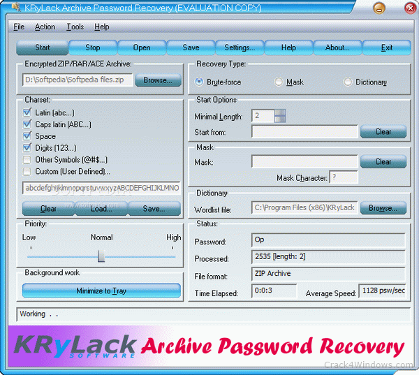 Krylack Password Recovery 2 72 Crack