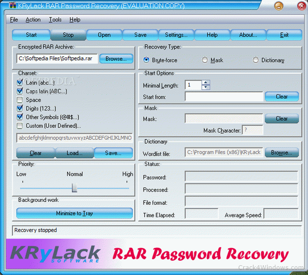 advanced rar password recovery 4.53 crack