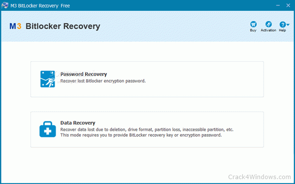 crack M3 Free Data Recovery