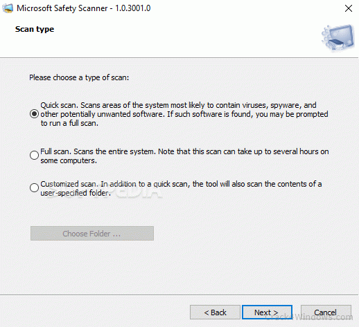 instal Microsoft Safety Scanner 1.397.920.0