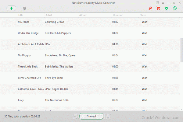 NoteBurner Spotify Music Converter 2.4.0 Crack & Keygen