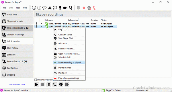 pamela for skype call recorder windows 10