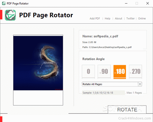 pdf rotator serial number