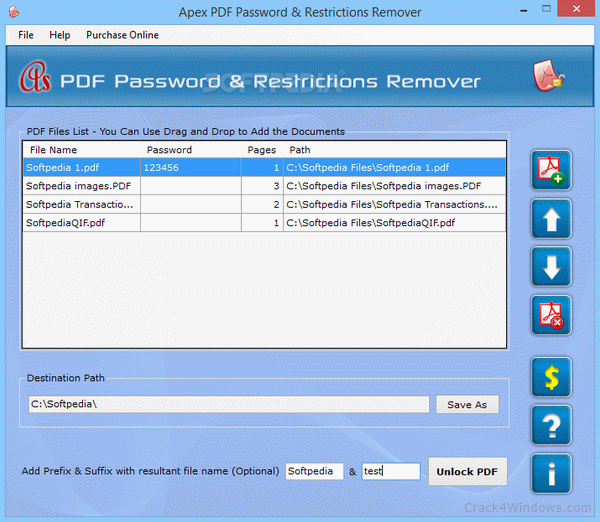 a pdf restrictions remover key