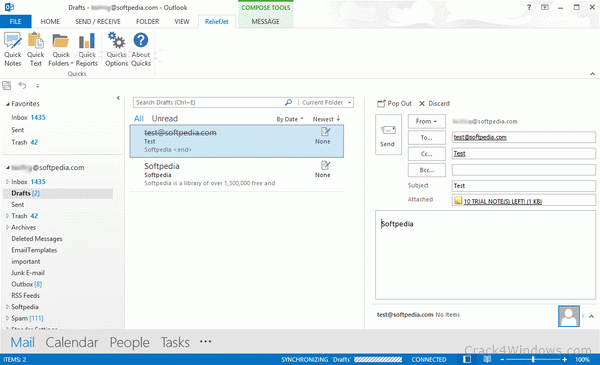 reliefjet essentials for outlook serial number 4.9.2