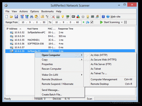 SoftPerfect Network Scanner 8.1.2 Crack