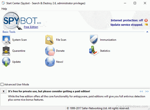 download spybot search and destroy android