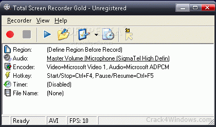 sigmatel audio recorder