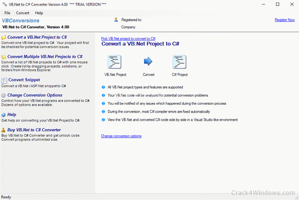 C to vb.net code converter online