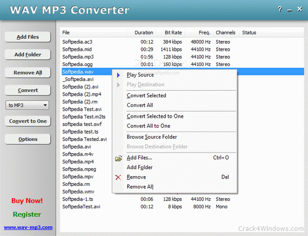 Wav to mp3 converter