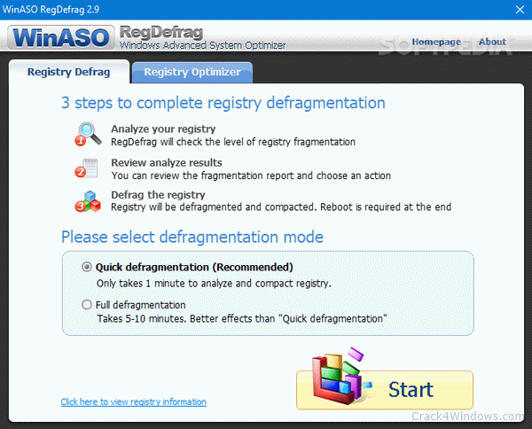 winaso registry optimizer license