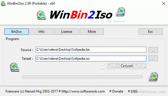 download the last version for windows WinBin2Iso 6.21