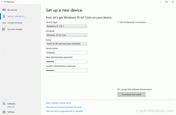 how to install windows 10 iot