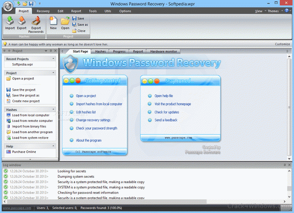 windows password recovery tool professional features