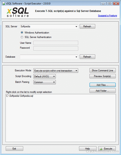 How To Crack Xsql Script Executor