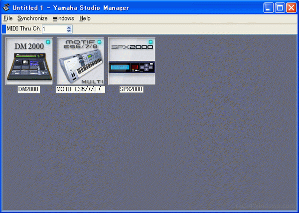 can i use yamaha studio manager to open m7c files