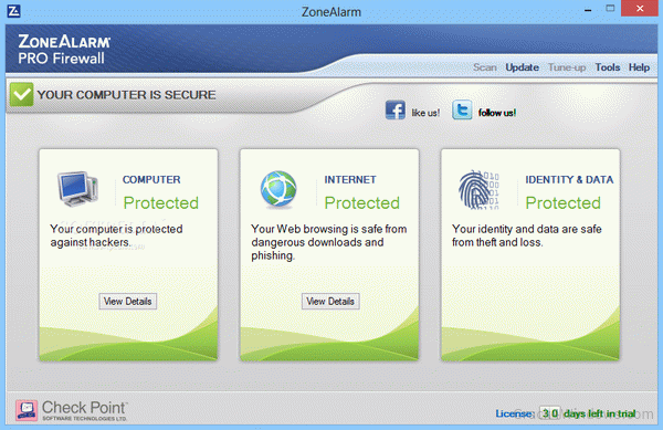 Download Download Zonealarm Free Firewall 2020 PNG